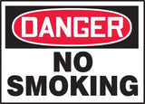 Danger - No Smoking Sign