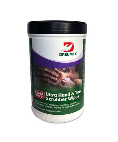 Dreumex Power Wipes® Ultra Hand & Tool Scrubber Wipes