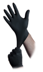 Disposable Powder Free Nitrile Gloves - Black Lightning