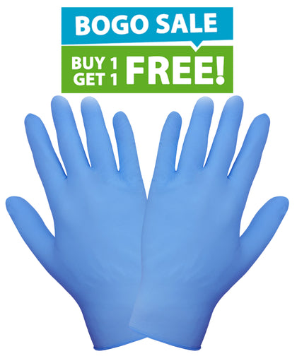 Disposable Nitrile Powder Free Gloves - Blue