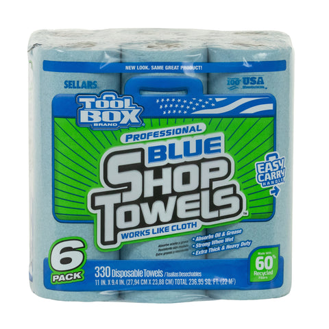TOOLBOX® Roll of Shop Towels 6-Pack
