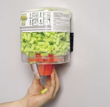 Pura-Fit®/PlugStation® Tapered Foam Uncorded Earplugs/Dispenser