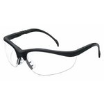 Klondike® Black Safety Glasses with Clear Duramass® Hard Coat Lens