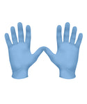 Disposable - Biodegradable Powder Free Nitrile Gloves - Blue