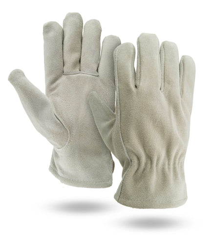 Winter Lined Suede Cowhide Gloves