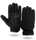 Winter Lined Black Touchscreen Mechanics Gloves