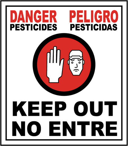 WPS Pesticide Field Sign