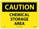 Caution - Chemical Storage Area Sign