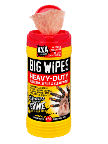 Heavy Duty Big Wipes in 80 count canister