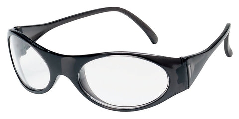 Frostbite® Eyewear, Black Frosted Frame, Clear Lens