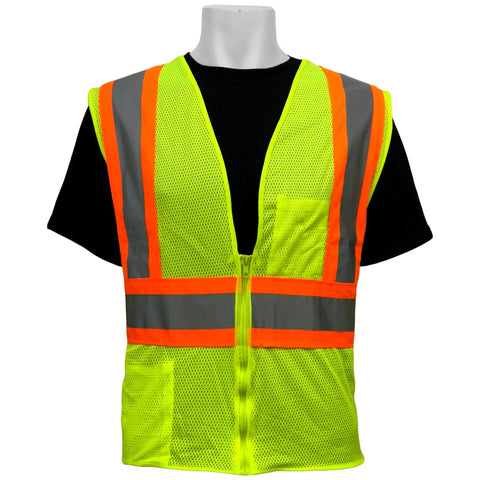 Mesh Vest, Zipper Closure