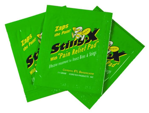 Sting-X Pain Relief Pad, 25 per box