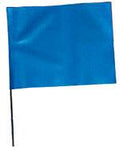 Presco High Visibility Marking Flags, Steel Staff 21"-100/Bundle