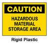 Caution - Hazardous Material Storage