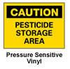 Caution - Pesticide Storage Area Sign