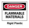 Danger - Flammable Materials Sign