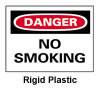 Danger - No Smoking Sign, 10"x14"