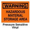 Warning - Hazardous Material Storage