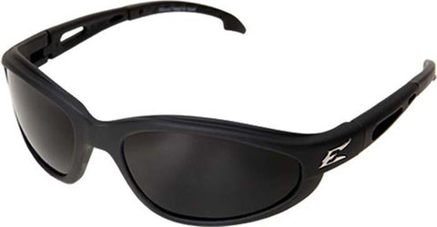 eyewear turbo dak series black polarized smoke lens