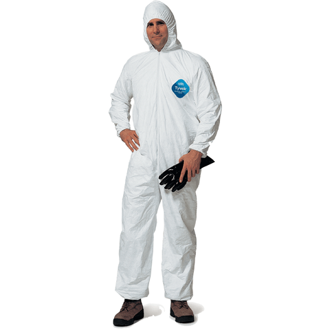 Coveralls – Tyvek® Hooded Coveralls with Elastic Wrists & Ankles